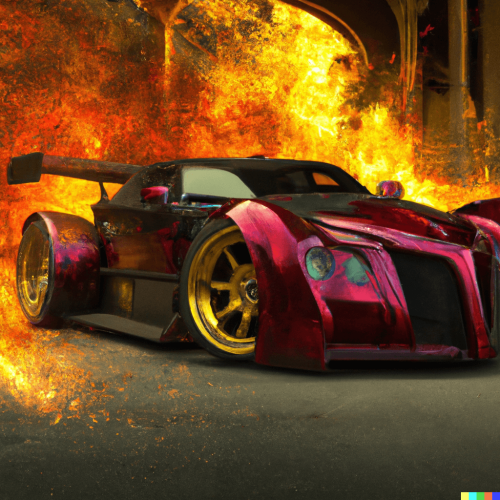 future-episode-1-Prompt -Epic-Vanderhall-Venice-car.-Shiny-gloss-dark-maroon-and-dark-red-color.-5K-high-resolution-realistic-photo.- Firestorm -style.-Emphasis-on-yel-1